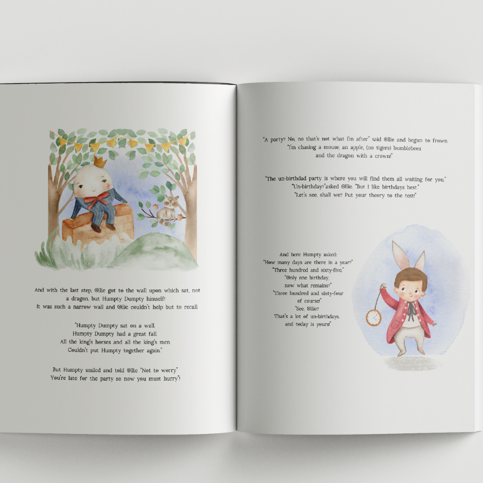 Adventures Through Papier Tales | Personalised Birthday Nursery Rhyme Storybook